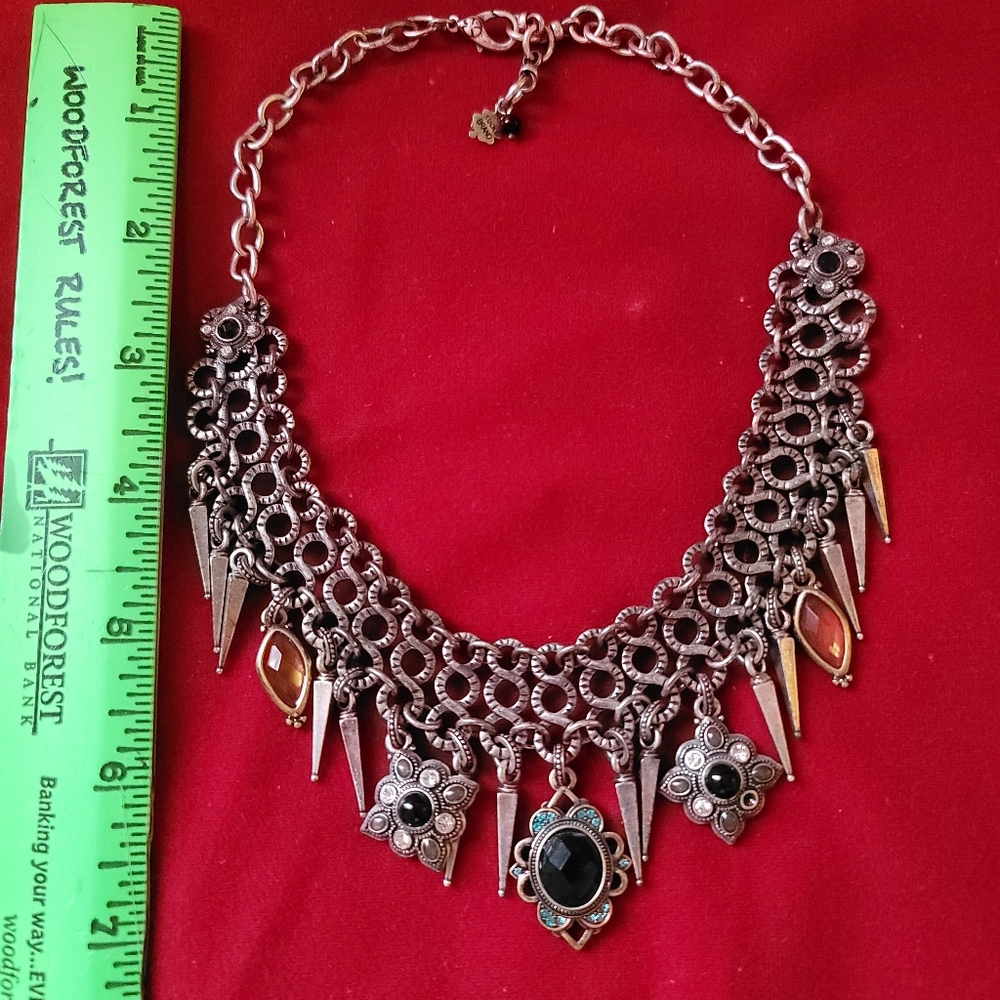 Lucky Brand Gothic chain necklace